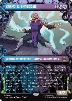 0245 Krang & Shredder (Showcase) R Teenage Mutant Ninja Turtles