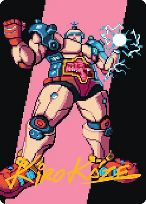 0034 Krang, the All-Powerful Art Card (Gold-Stamped Signature) S Art Series: Teenage Mutant Ninja Turtles