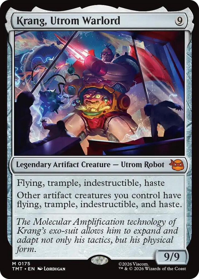 0175 Krang, Utrom Warlord M Teenage Mutant Ninja Turtles