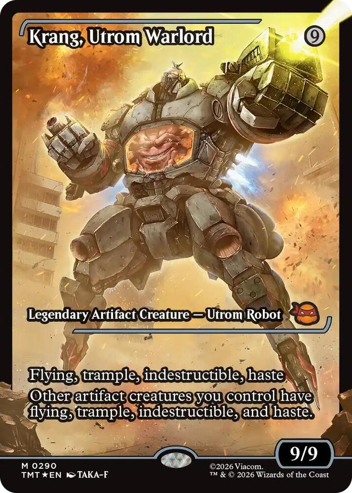 0290 Krang, Utrom Warlord (Showcase) M Teenage Mutant Ninja Turtles