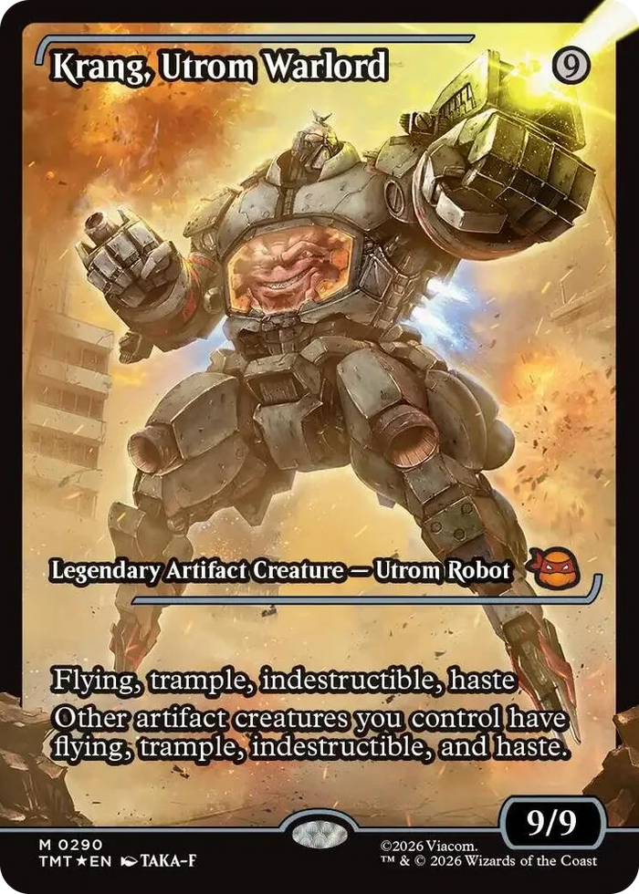 0290 Krang, Utrom Warlord (Showcase) M Teenage Mutant Ninja Turtles