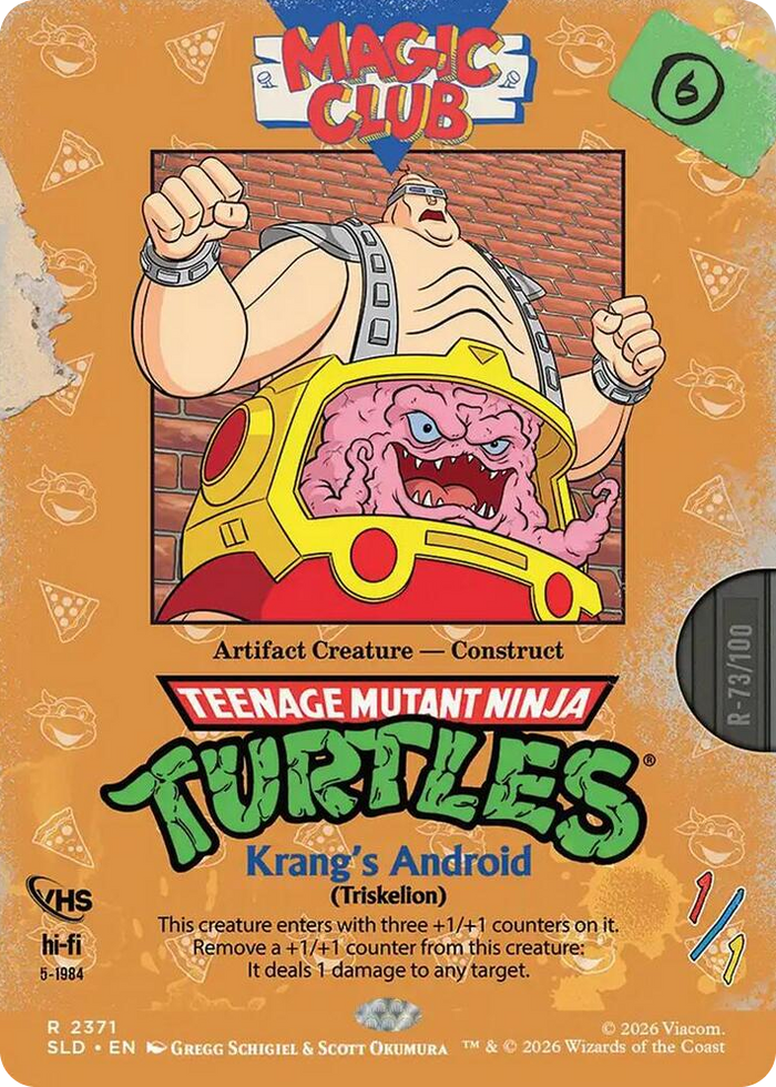 Krang's Android - Triskelion #2371 R - Secret Lair Drop Series Pokemon card