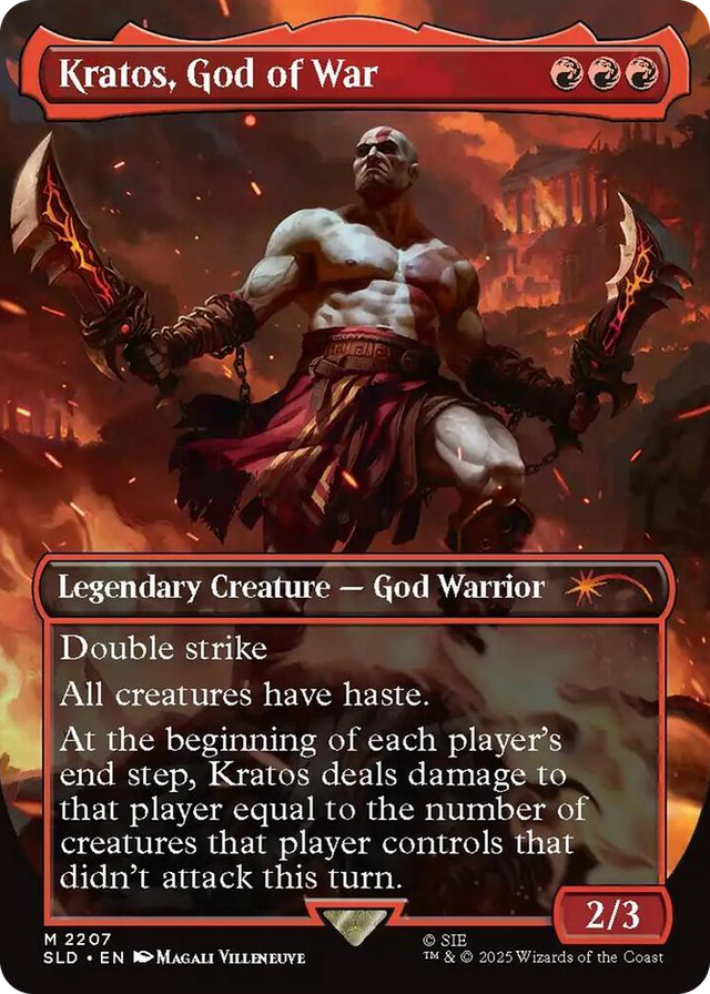 2207 Kratos, God of War M Secret Lair Drop Series