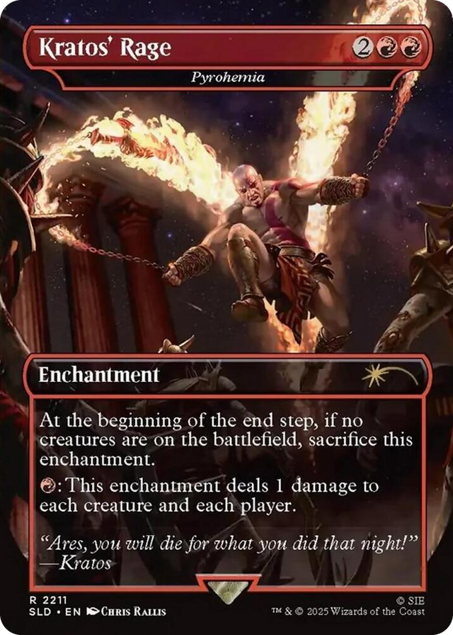 2211 Kratos' Rage - Pyrohemia R Secret Lair Drop Series
