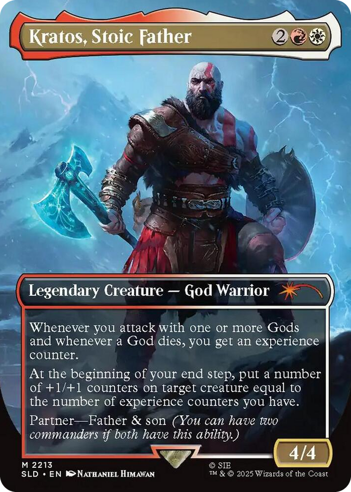 Kratos, Stoic Father #2213 M - Secret Lair Drop Series Pokemon card