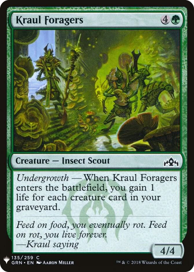 Kraul Foragers #135 C - The List Reprints Pokemon card