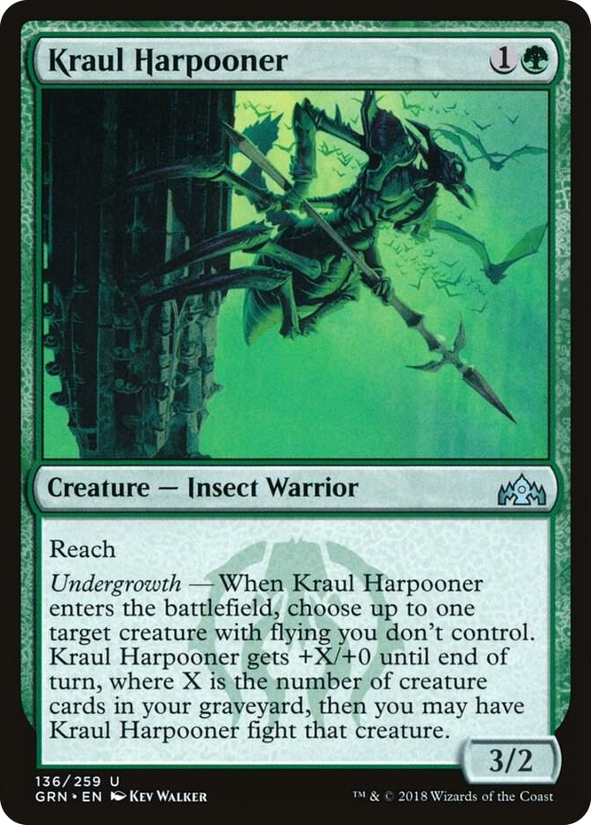 0136 Kraul Harpooner U Guilds of Ravnica