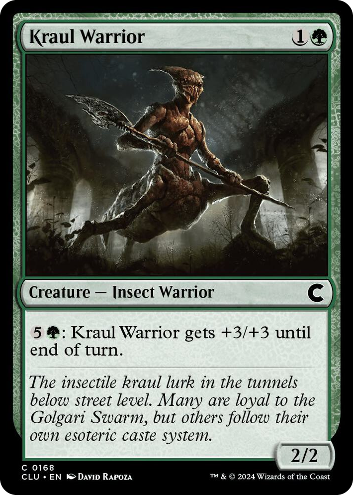 0168 Kraul Warrior C Ravnica: Clue Edition