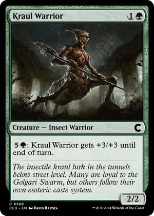 0168 Kraul Warrior C Ravnica: Clue Edition