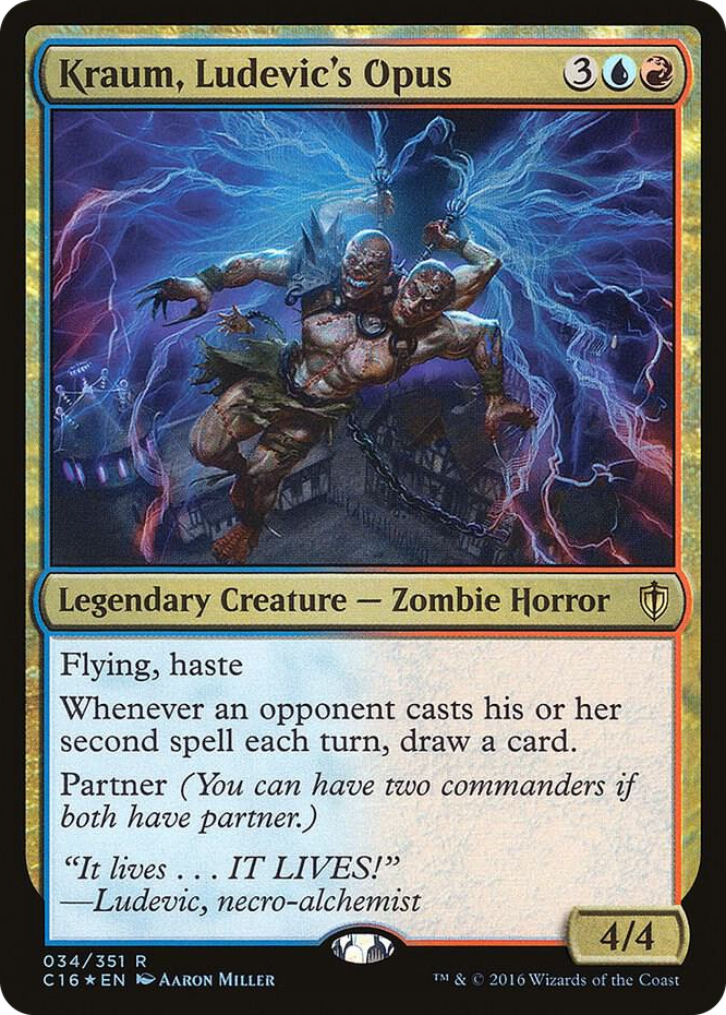 Kraum, Ludevic's Opus #34 R - Commander 2016 Pokemon card