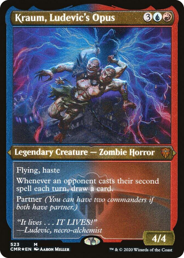 0523 Kraum, Ludevic's Opus (Foil Etched) M Commander Legends