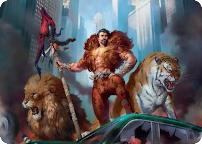 0028 Kraven, Proud Predator Art Card S Art Series: Marvel's Spider-Man