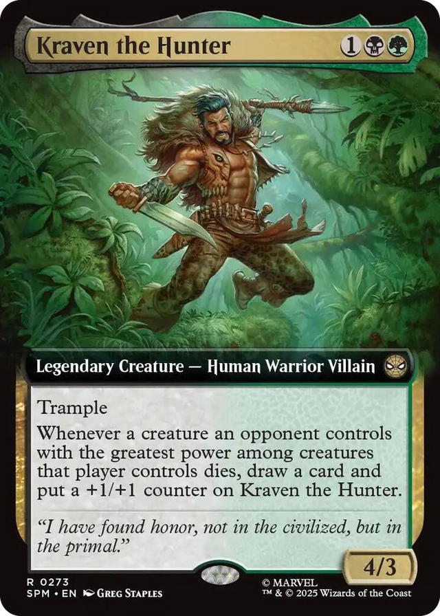 0273 Kraven the Hunter (Extended Art) R Marvel's Spider-Man