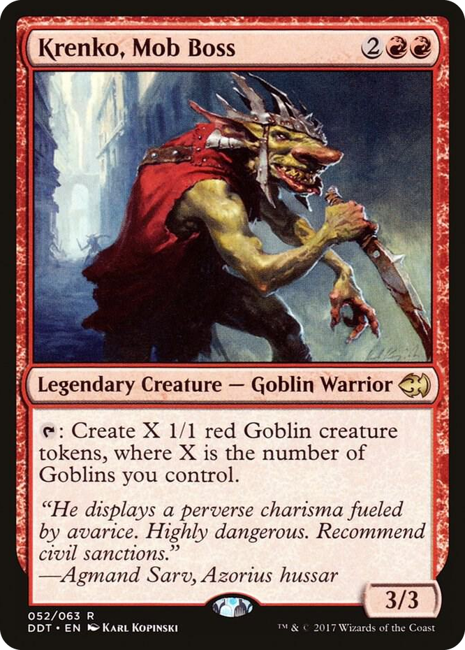 0052 Krenko, Mob Boss R Duel Decks: Merfolk vs. Goblins