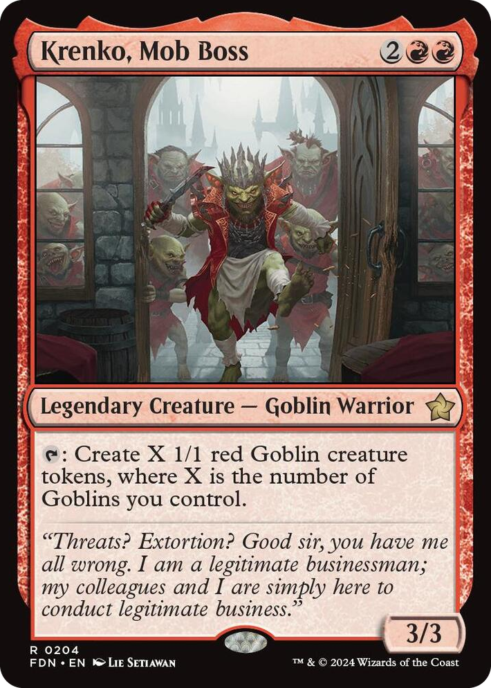 0204 Krenko, Mob Boss R Foundations