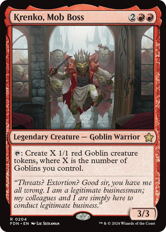 0204 Krenko, Mob Boss R Foundations