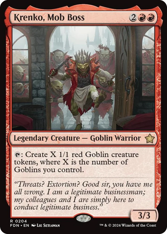 0204 Krenko, Mob Boss R Foundations