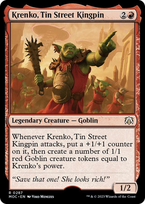 0287 Krenko, Tin Street Kingpin R Commander: March of the Machine