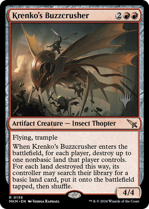 0136 Krenko's Buzzcrusher R Promo Pack: Murders at Karlov Manor