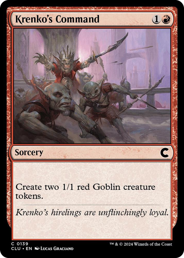 0139 Krenko's Command C Ravnica: Clue Edition