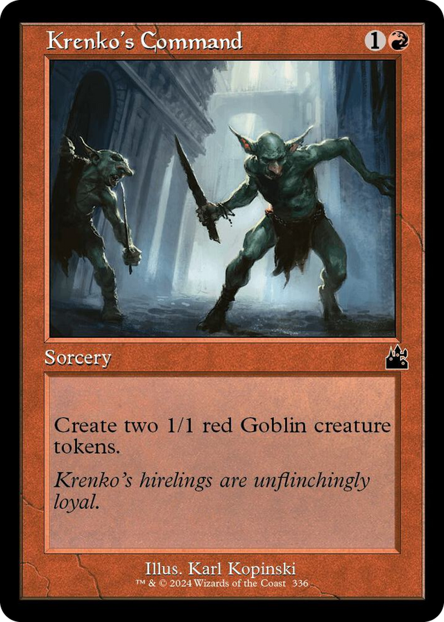 0336 Krenko's Command (Retro Frame) C Ravnica Remastered