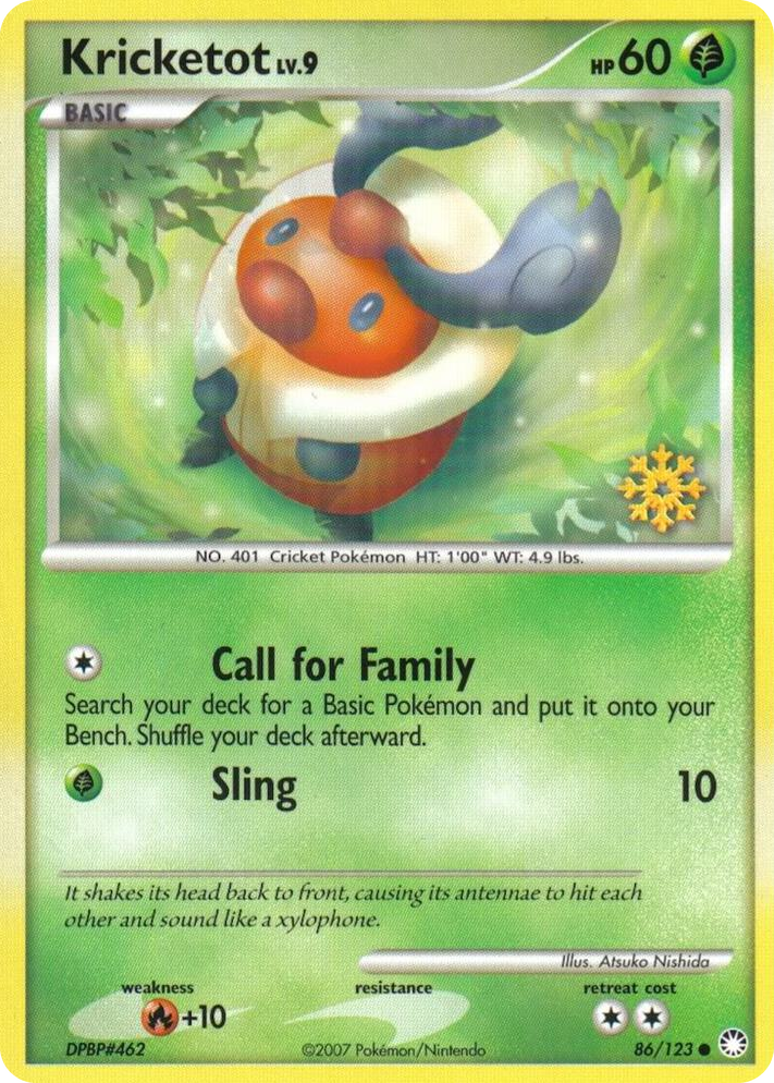 0086 Kricketot Promo Countdown Calendar Promos