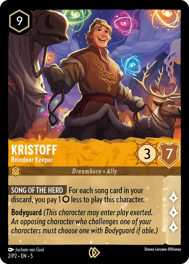 0002 Kristoff - Reindeer Keeper Promo Disney Lorcana Promo Cards