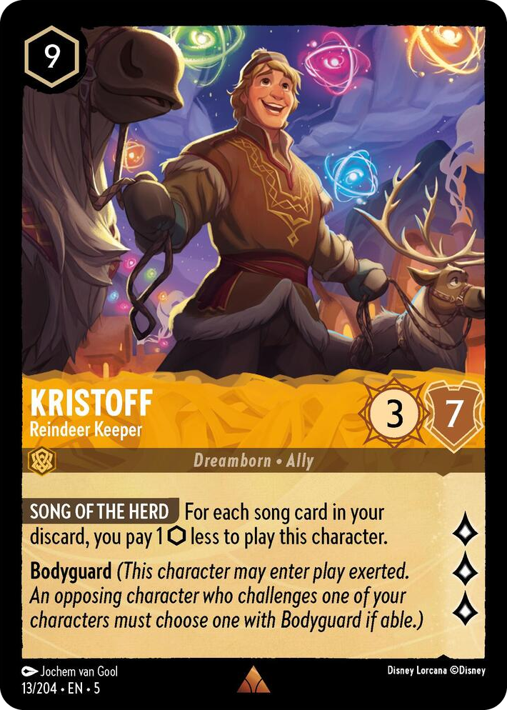 0013 Kristoff - Reindeer Keeper Rare Shimmering Skies