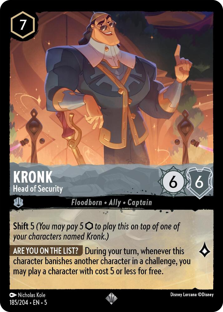 0185 Kronk - Head of Security Super Rare Shimmering Skies