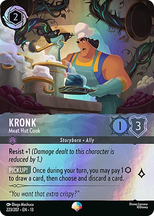 Kronk - Meat Hut Cook (Epic) #223 Epic - Attack of the Vine! Pokemon card