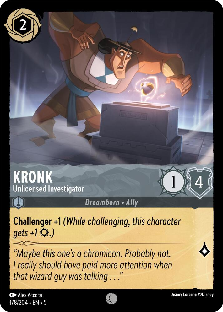 0178 Kronk - Unlicensed Investigator Common Shimmering Skies