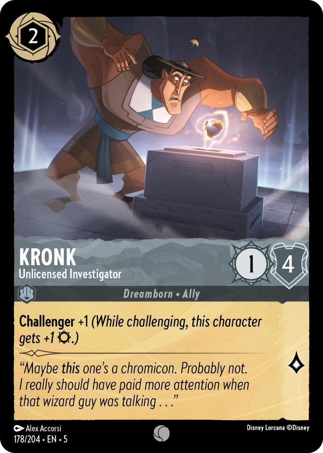 0178 Kronk - Unlicensed Investigator Common Shimmering Skies