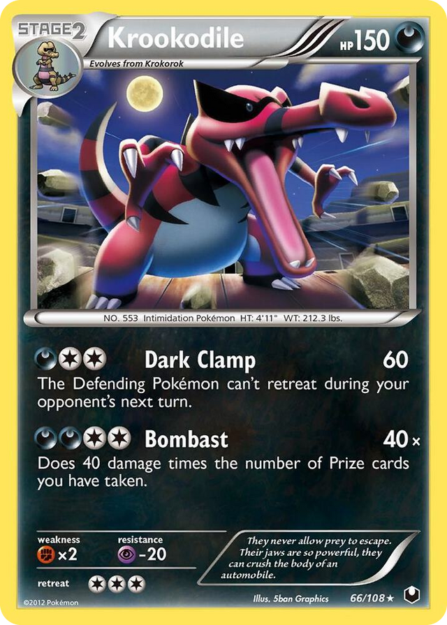 0066 Krookodile Rare Deck Exclusives