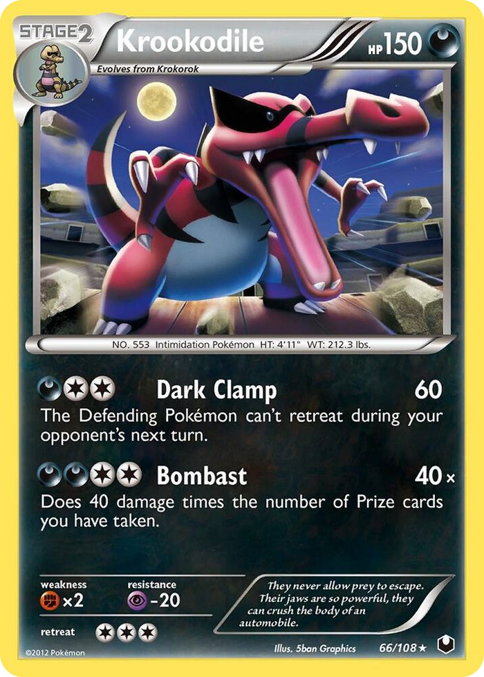 0066 Krookodile Rare Deck Exclusives