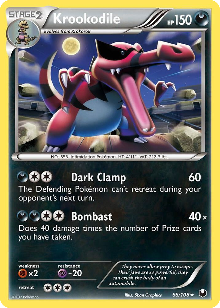 0066 Krookodile Rare Deck Exclusives