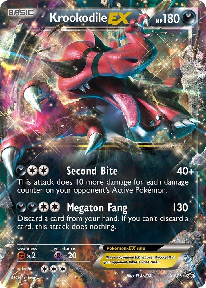 XY025 Krookodile EX - XY25 Promo XY Promos