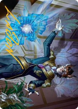 0044 Kros, Defense Contractor Art Card (Gold-Stamped Signature) S Art Series: Streets of New Capenna