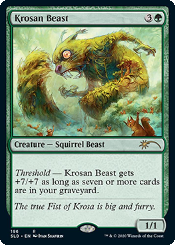 0196 Krosan Beast R Secret Lair Drop Series