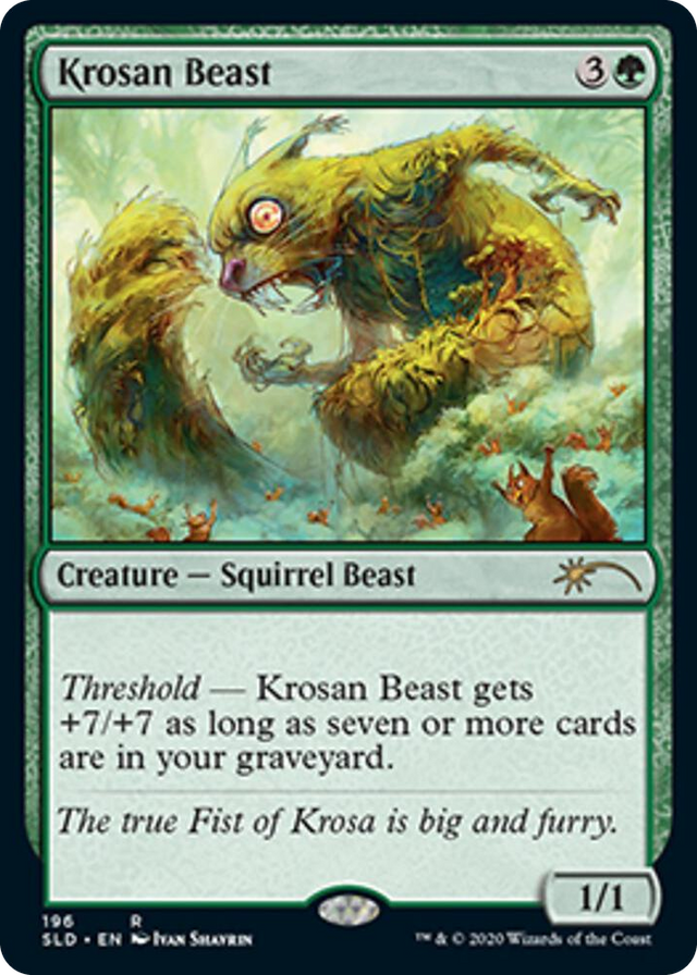 0196 Krosan Beast R Secret Lair Drop Series