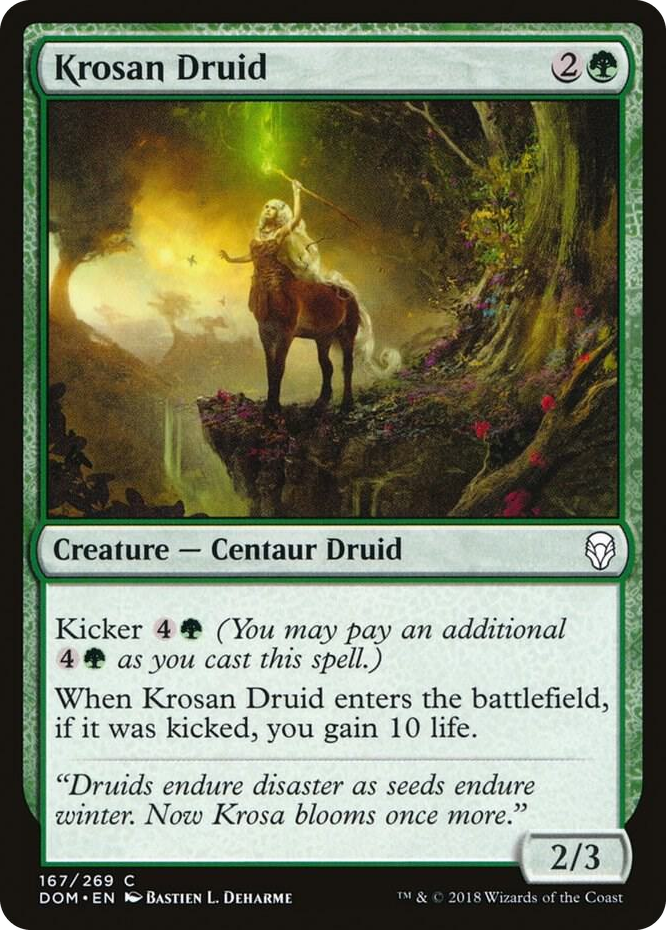 0167 Krosan Druid C Dominaria