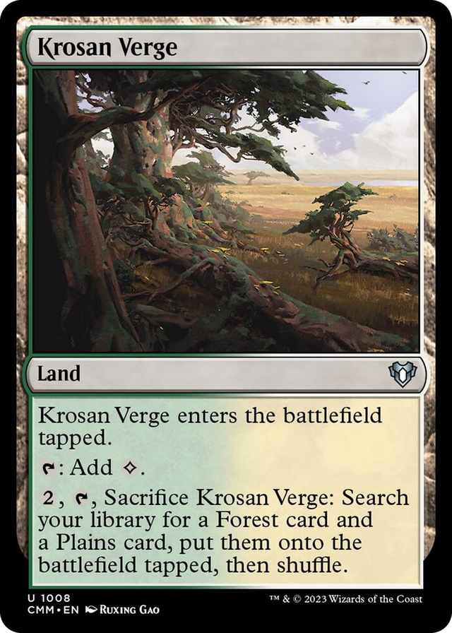 1008 Krosan Verge U Commander Masters