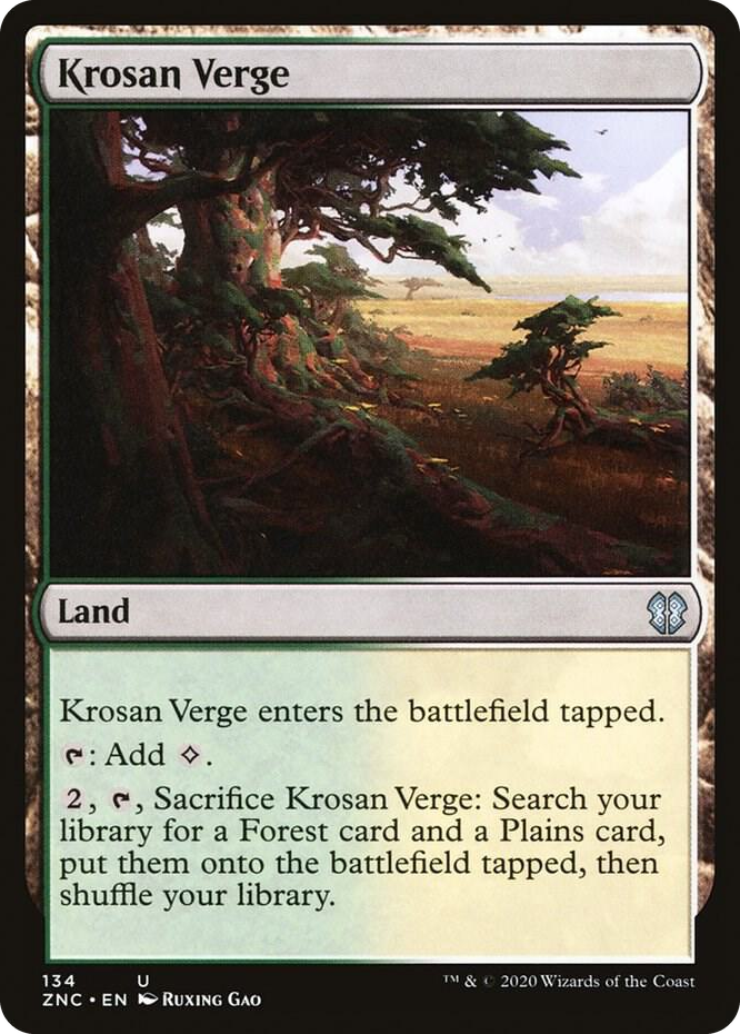 0134 Krosan Verge U Commander: Zendikar Rising