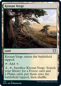 0175 Krosan Verge U Commander: Innistrad: Midnight Hunt