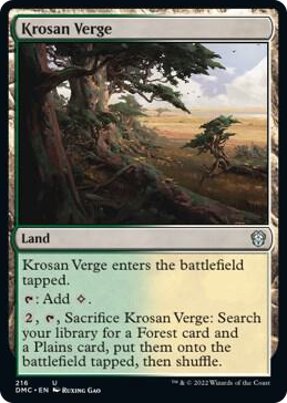 0216 Krosan Verge U Commander: Dominaria United