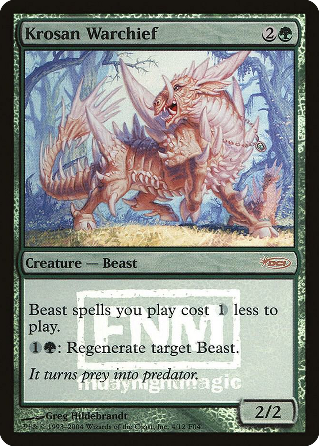0004 Krosan Warchief P FNM Promos