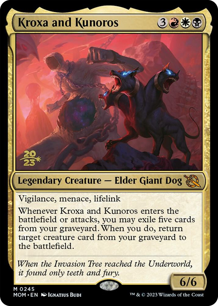 0245 Kroxa and Kunoros M Prerelease Cards