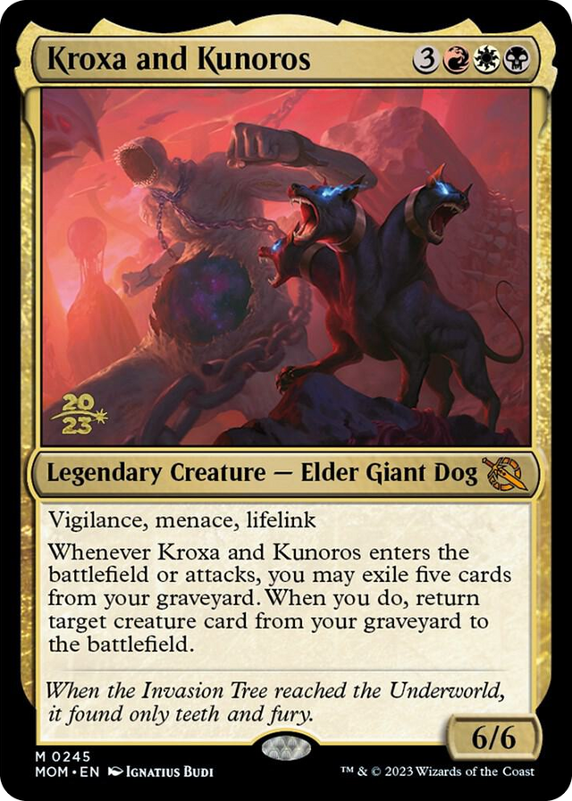 0245 Kroxa and Kunoros M Prerelease Cards