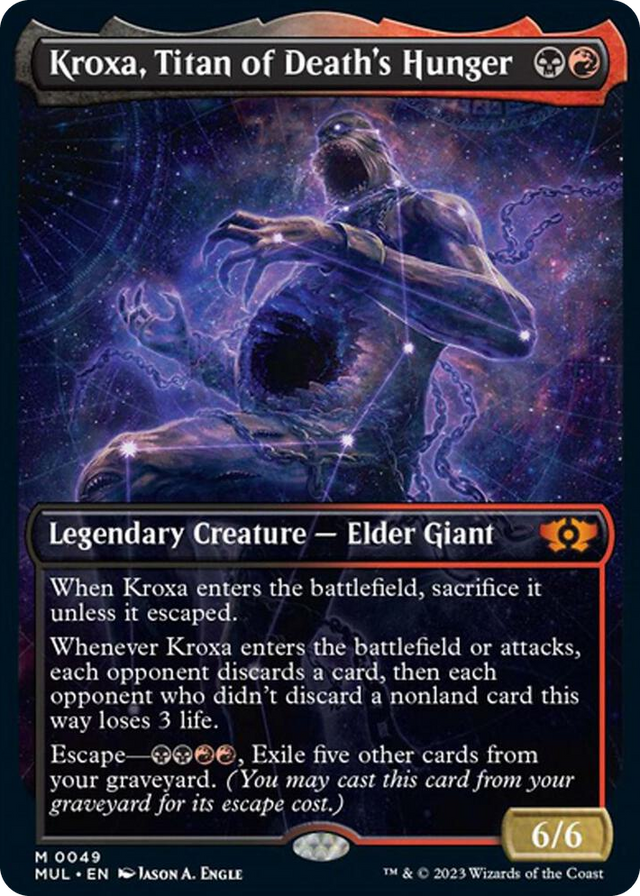 0049 Kroxa, Titan of Death's Hunger M March of the Machine: Multiverse Legends