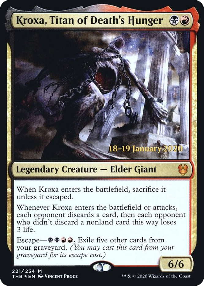 0221 Kroxa, Titan of Death's Hunger M Prerelease Cards