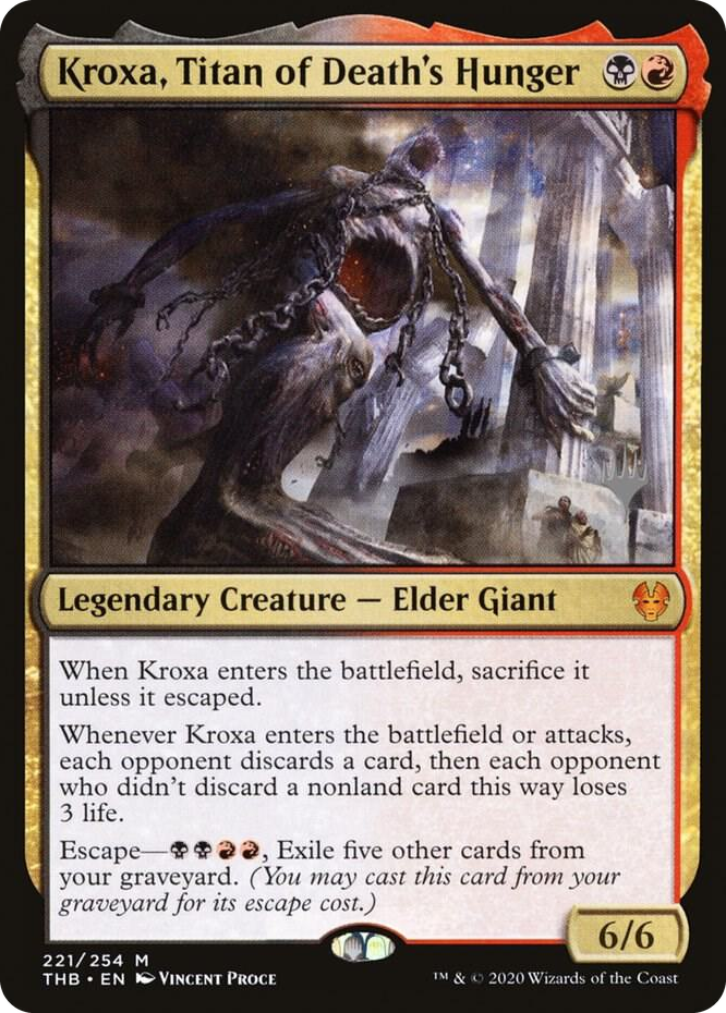 0221 Kroxa, Titan of Death's Hunger M Promo Pack: Theros Beyond Death